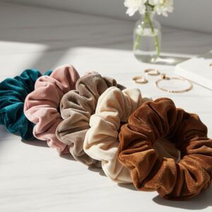 premium velvet scrunchies