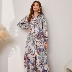 satin chic party co ord set