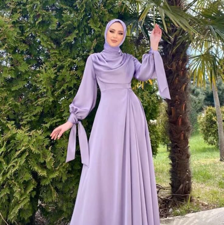 Home luxe satin shine hijab