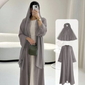 abaya + hijab premium set