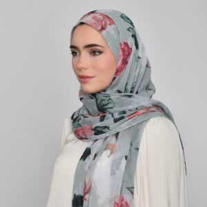 floral breeze printed hijab