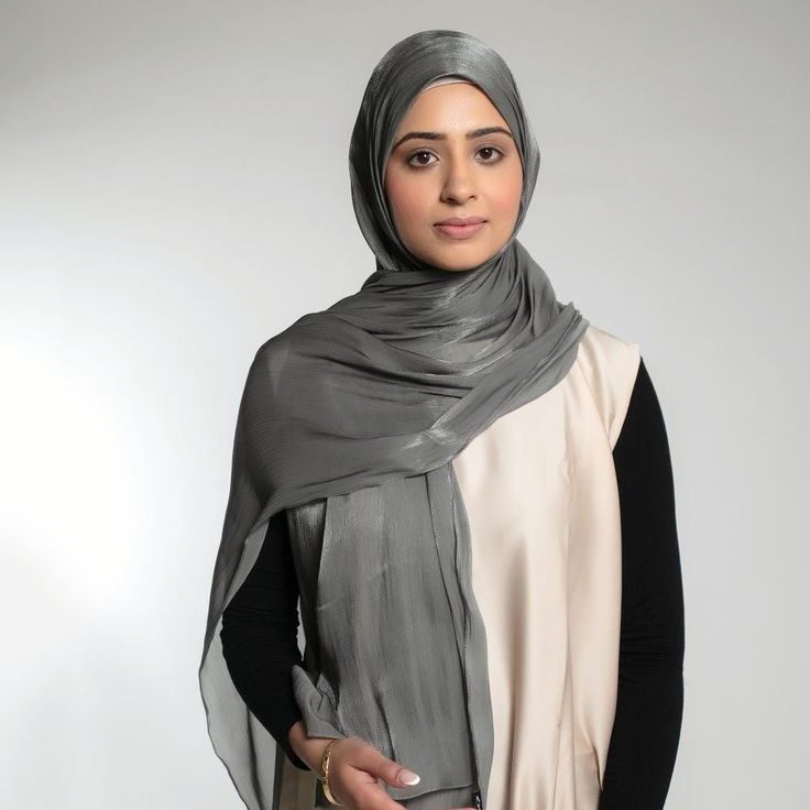 Home sparkle chiffon evening hijab